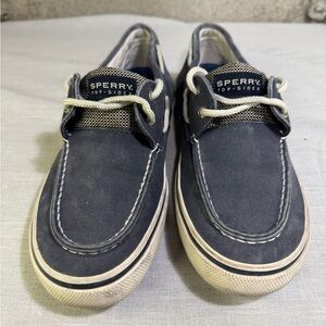Sperry Too-Sider Navy Canvas Boat Shoes